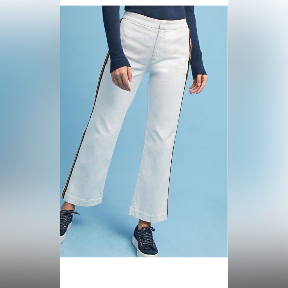 Seafarer White Denim Pants Made In Italy Sz 26 - Picture 5 of 8